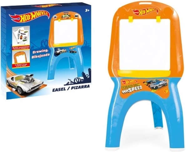 Dolu Hot Wheels stojanová dětská tabule na psaní a kreslení