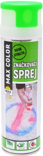 Značkovací sprej MAX COLOR 500 ml – svítivě zelený