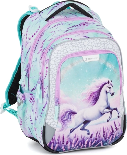 Bagmaster lumi školní batoh s motivem koně