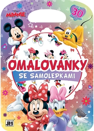 Omalovánky se samolepkami Minnie
