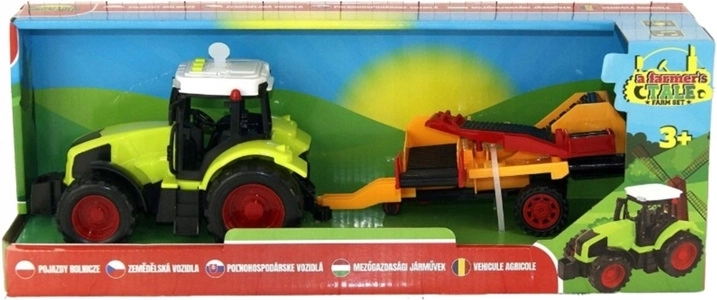 Traktor se zvukovými efekty v krabičce