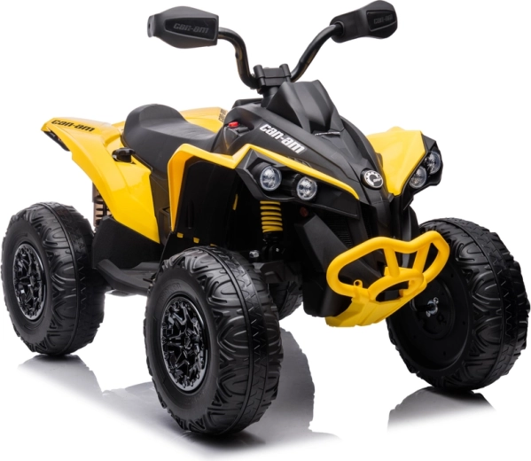Dětská elektrická čtyřkolka na baterii 4x4 12 V 10 Ah žlutá