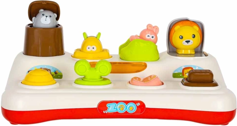 Pop-up zvířátka pro učení příčiny a následku