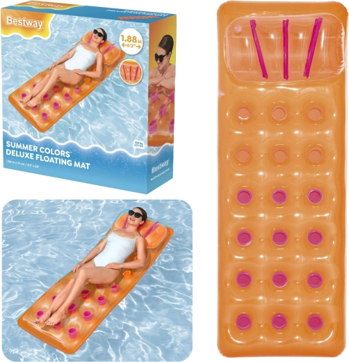 Nafukovací plovoucí lehátko Bestway summer colors deluxe