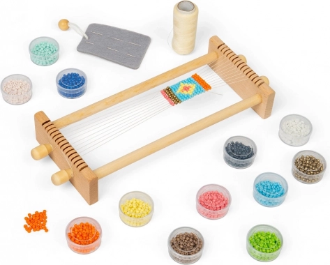 Dětský tkalcovský stav na korálky Bigjigs Toys