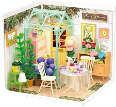 Miniaturní domeček rozkvetlá čajová zahrada – ROLIFE SUPER CREATOR