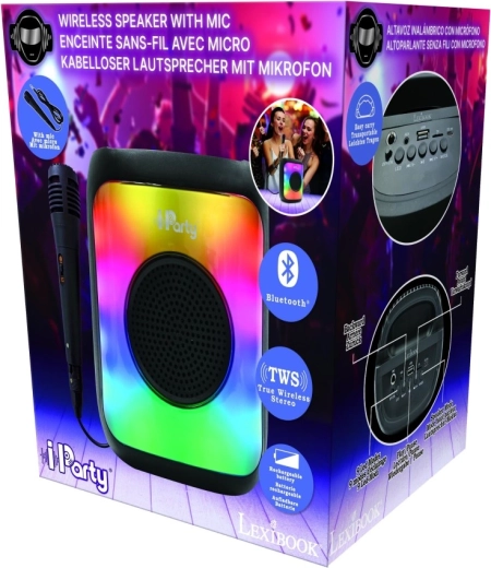 Lexibook iParty bluetooth karaoke reproduktor s mikrofonem