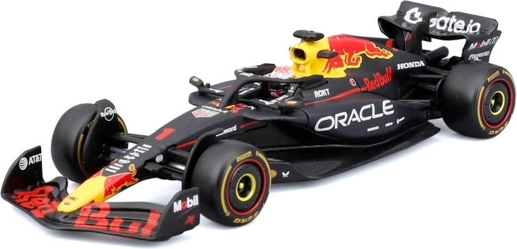 Bburago model Formule 1 Oracle Red Bull Racing RB21 2025 Max Verstappen 1:43 v dekorativním boxu