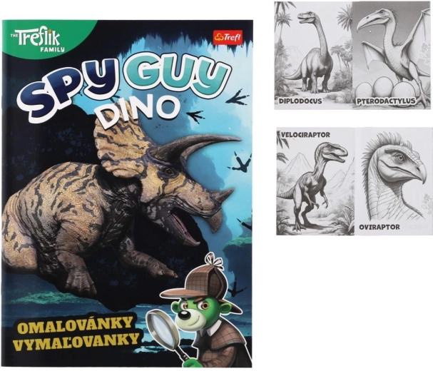 Omalovánky Spy Guy Dino
