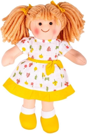 Látková panenka Zoe od Bigjigs Toys 28 cm