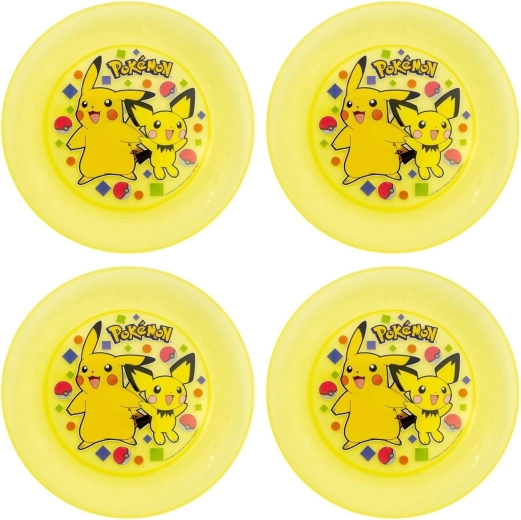 Stor dětská sada talířků Pokémon (4 ks)