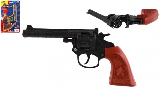 Revolver na kapsle 8 ran plastový