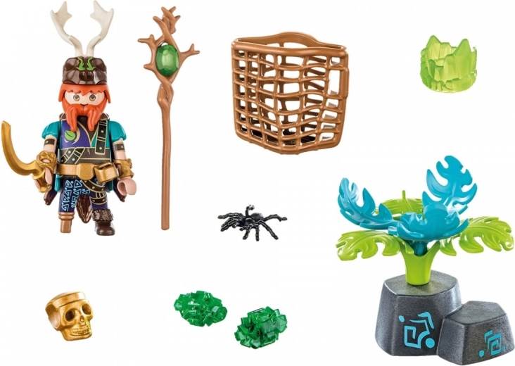 Interaktivní rostlina s krystaly