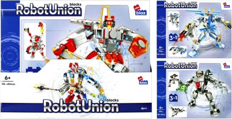 Stavebnice velký robot – 4 varianty
