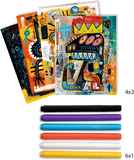 Skicáky a fixy pro okamžité tvoření