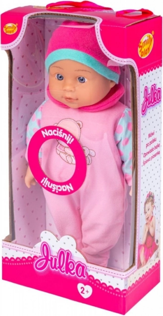 Mluvící panenka julka 32 cm v dárkové krabičce