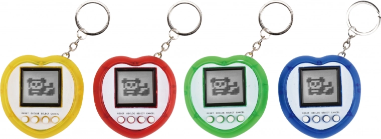 Elektronický mazlíček ve tvaru srdce 7 cm