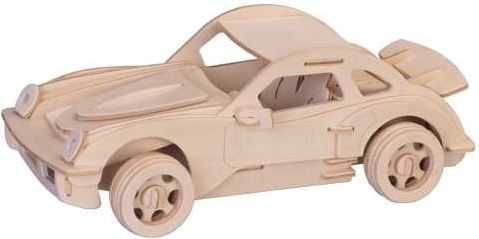 Dřevěné 3D Puzzle Porsche