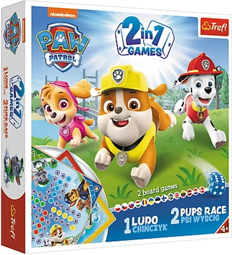Stolní hra Člověče nezlob se a PAW PATROL – závod