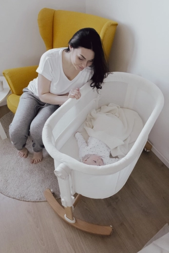 Funkce kolébky pro klidné usínání