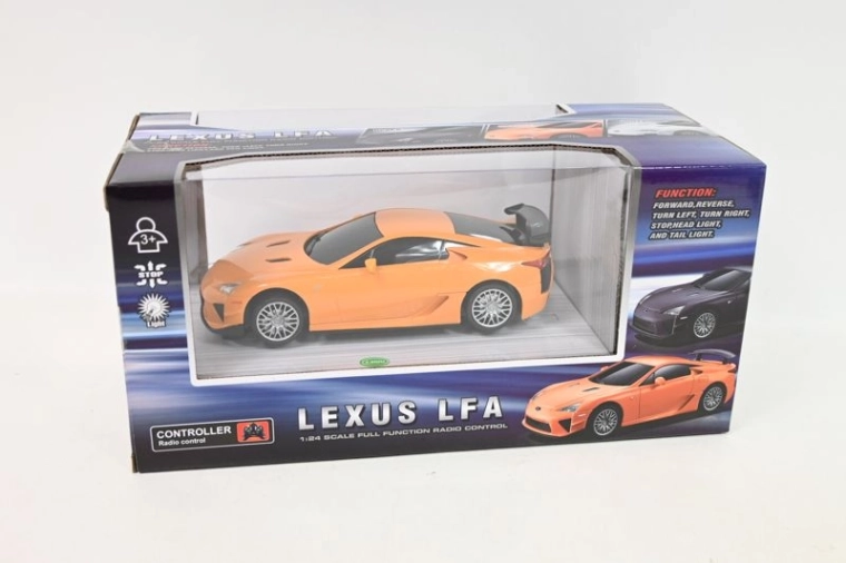 Rc auto Lexus LFA oranžové 1:24