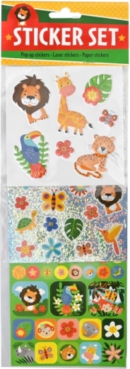 Tři druhy samolepek v jednom balení