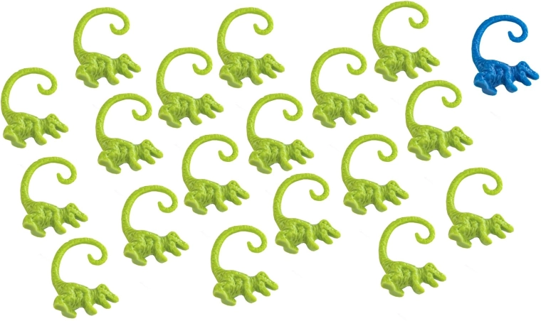 Dinosauři a barevné „listy“ pro zábavu celé rodiny
