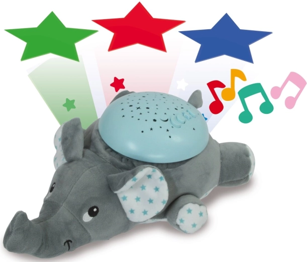 Jamara noční LED světýlko s projektorem Dreamy slon - 1 kus