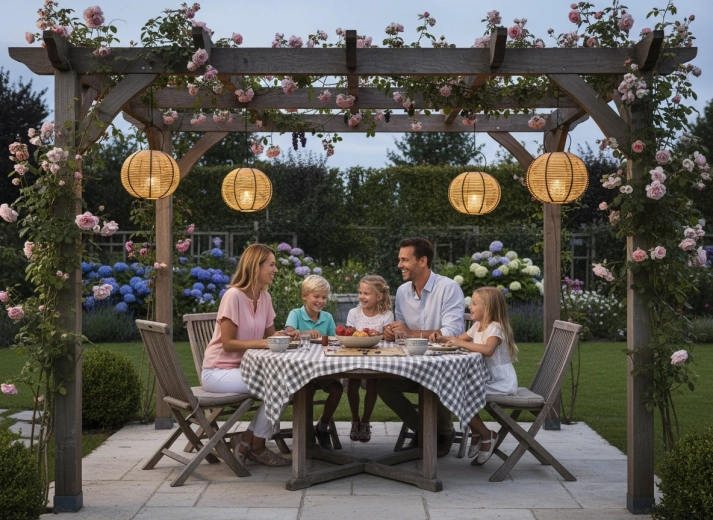 Atmosféra pro venkovní posezení