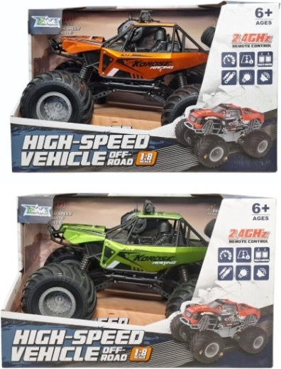 Rádiem řízené terénní auto se světlem, zvukem a nabíječkou - 1 kus