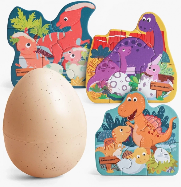 TOP BRIGHT puzzle Dinosauří vejce 3×6 dílků