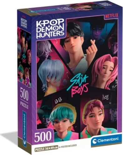 Puzzle CLE 500 dílků K-Pop Demon Hunters – Saja Boys