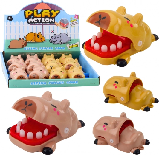 Kousající kapybara – mini hra zubař