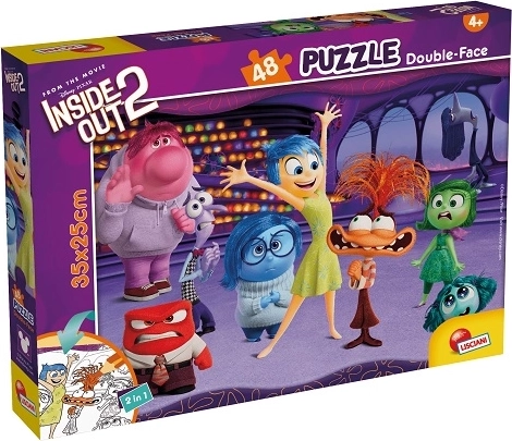 Lisciani Disney oboustranné puzzle 48 dílků V hlavě 2