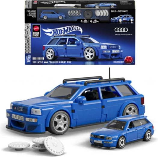 Mega Hot Wheels extrémní rychlost – Audi stavebnice auta