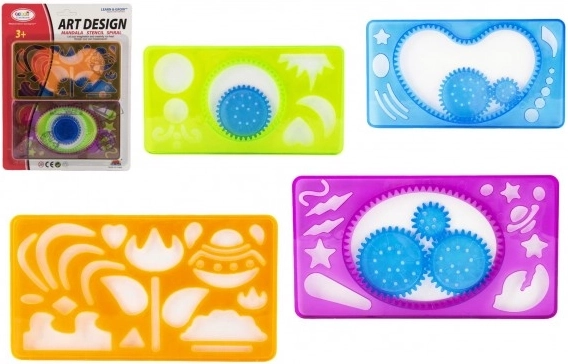 Plastové šablony pro kreslení 23x29 cm