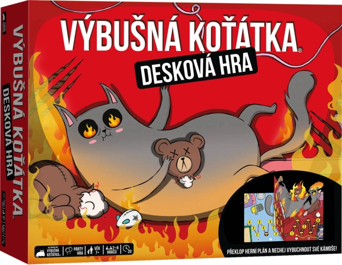 Asmodee Výbušná koťátka desková hra