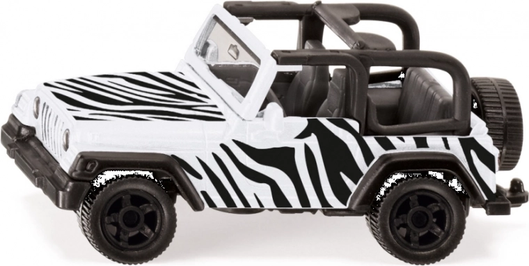 Siku Jeep Wrangler Safari – kovový model 1:55 s tažným zařízením