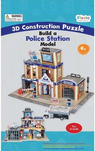 3D skládačka Policejní stanice Fiesta Crafts