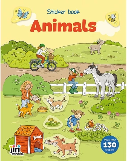 Samolepková knížka Animals