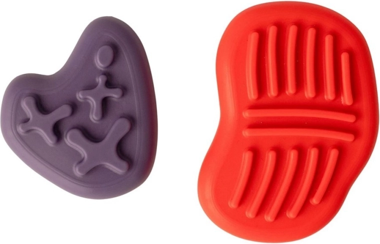 MOMS CARE Senzorické antistresové kameny Pink & Purple - 2 ks