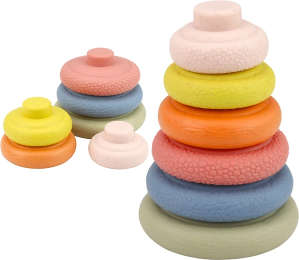 Stohovací kroužky pro třídění dle velikosti