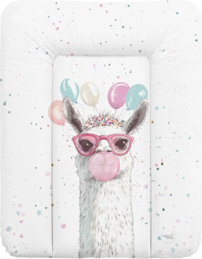 Ceba Baby měkká přebalovací podložka Basic Crazy Lama 50 × 70 cm