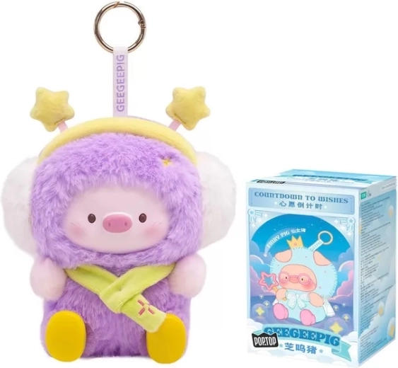 Upset Duck plyšový přívěsek GeeGeePig Countdown to Wishes blind box - 1 kus