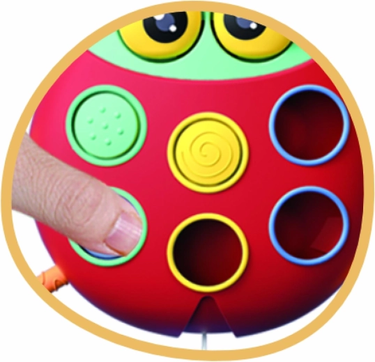 Mačkací bublinky pro hmatovou stimulaci