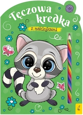 Tęczová pastelka – omalovánky s mývalem