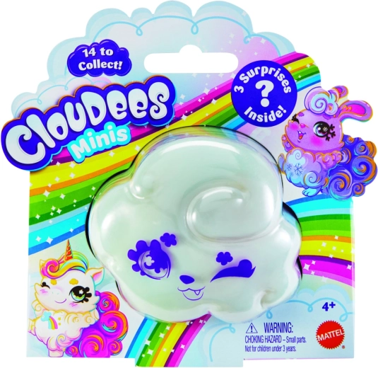 Mattel Cloudees minis mini zvířátko v obláčku s překvapením - 1 kus