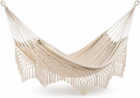 Boho závěsná houpací síť Baby Mix béžová