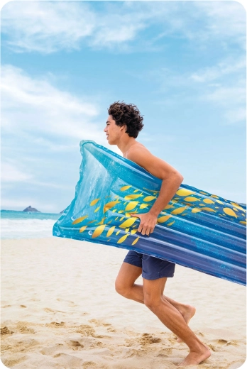 Odolný PVC materiál a snadná přeprava