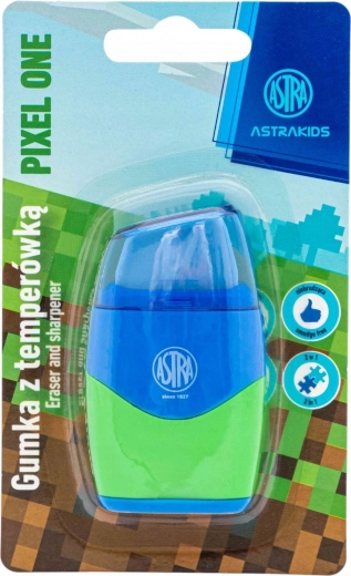 Ořezávátko s gumou 2v1 ASTRA Pixel One